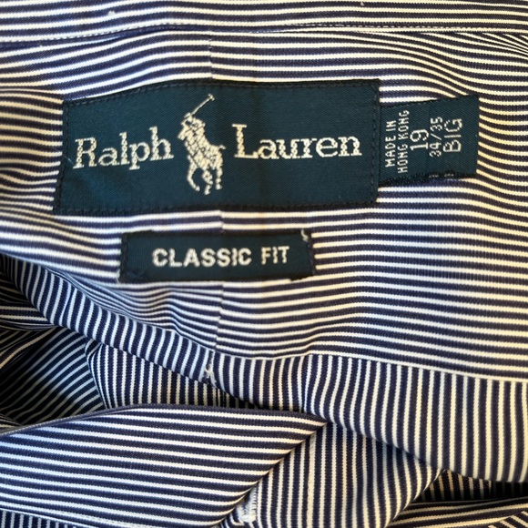 No longer available Ralph Lauren Polo long sleeve collared button up big & tall - Picture 7 of 8